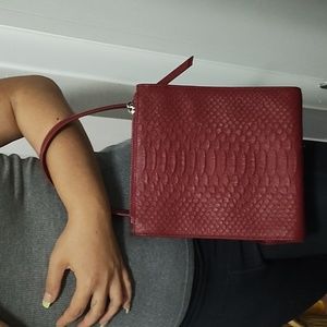 Red Crocodile 🐊 Print purse